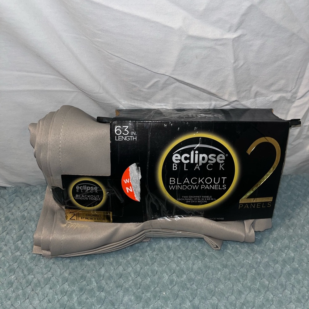 Eclipse BLACKOUT WINDOW PANELS TWO GROMMET PANELS (2 PANELS)